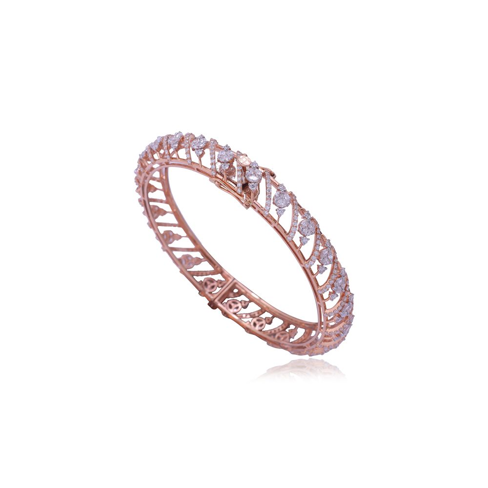 Radiant Diamond Bangle