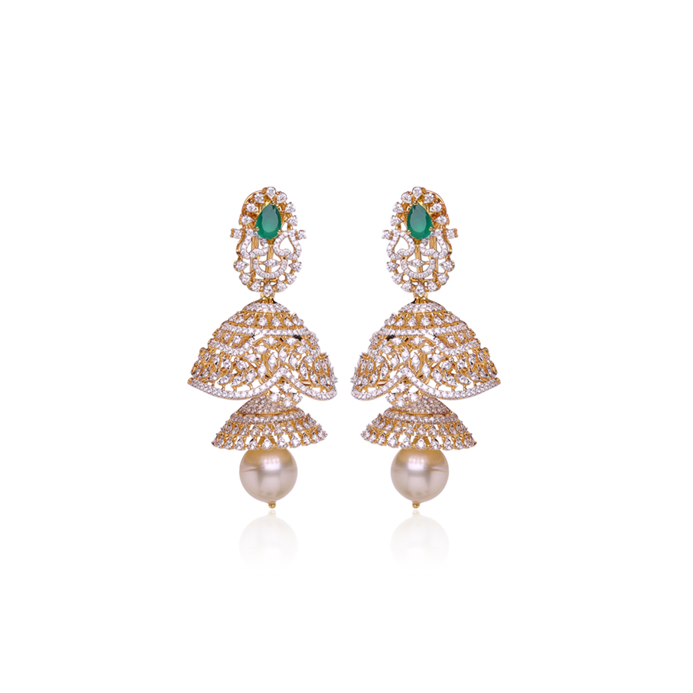 Double Layered Jhumkas