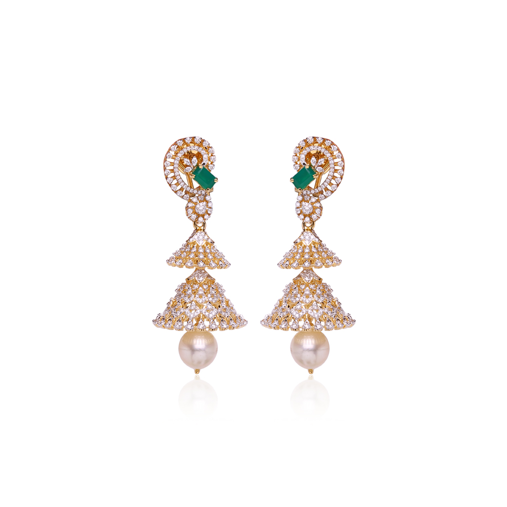 Double Layered Jhumkas