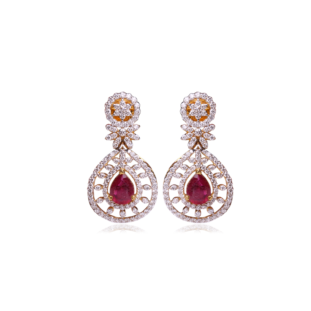 Elegant Diamond Earrings