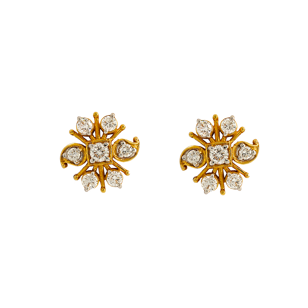 Delicate Diamond Studs