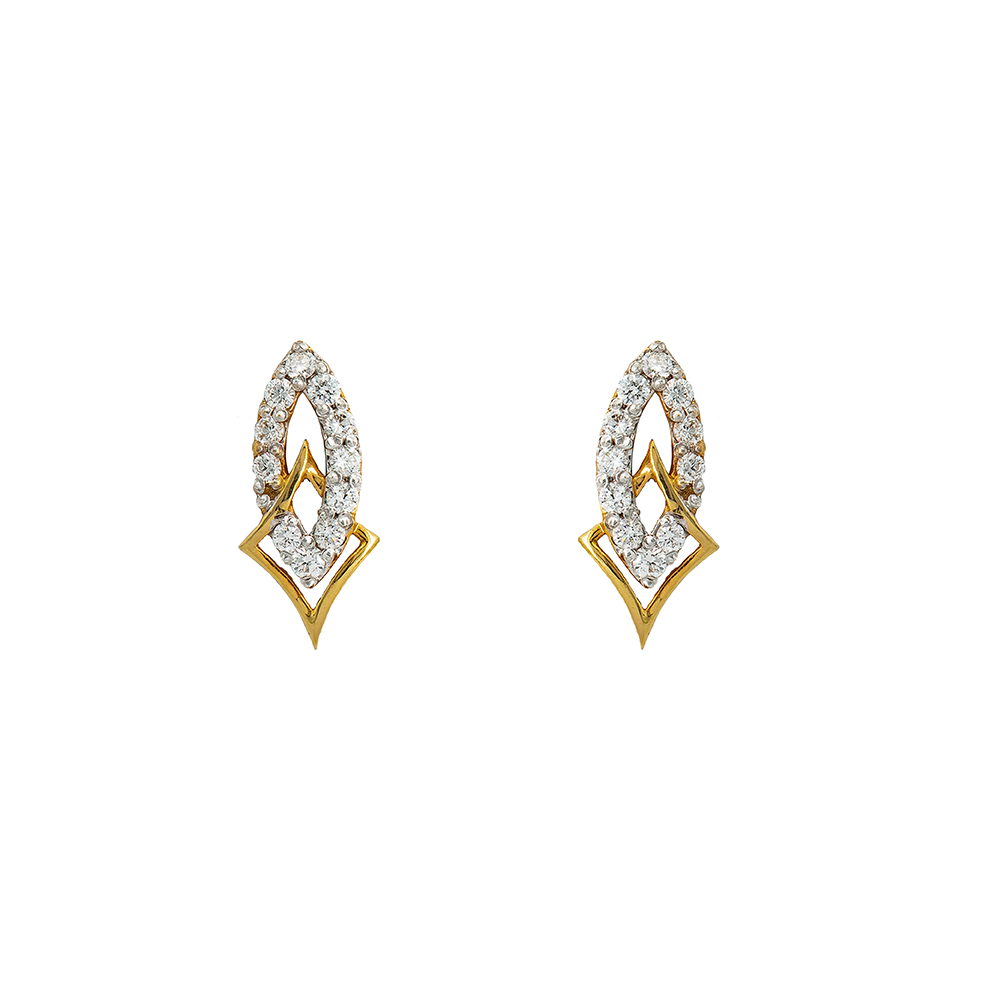 Interwoven Diamond Studs