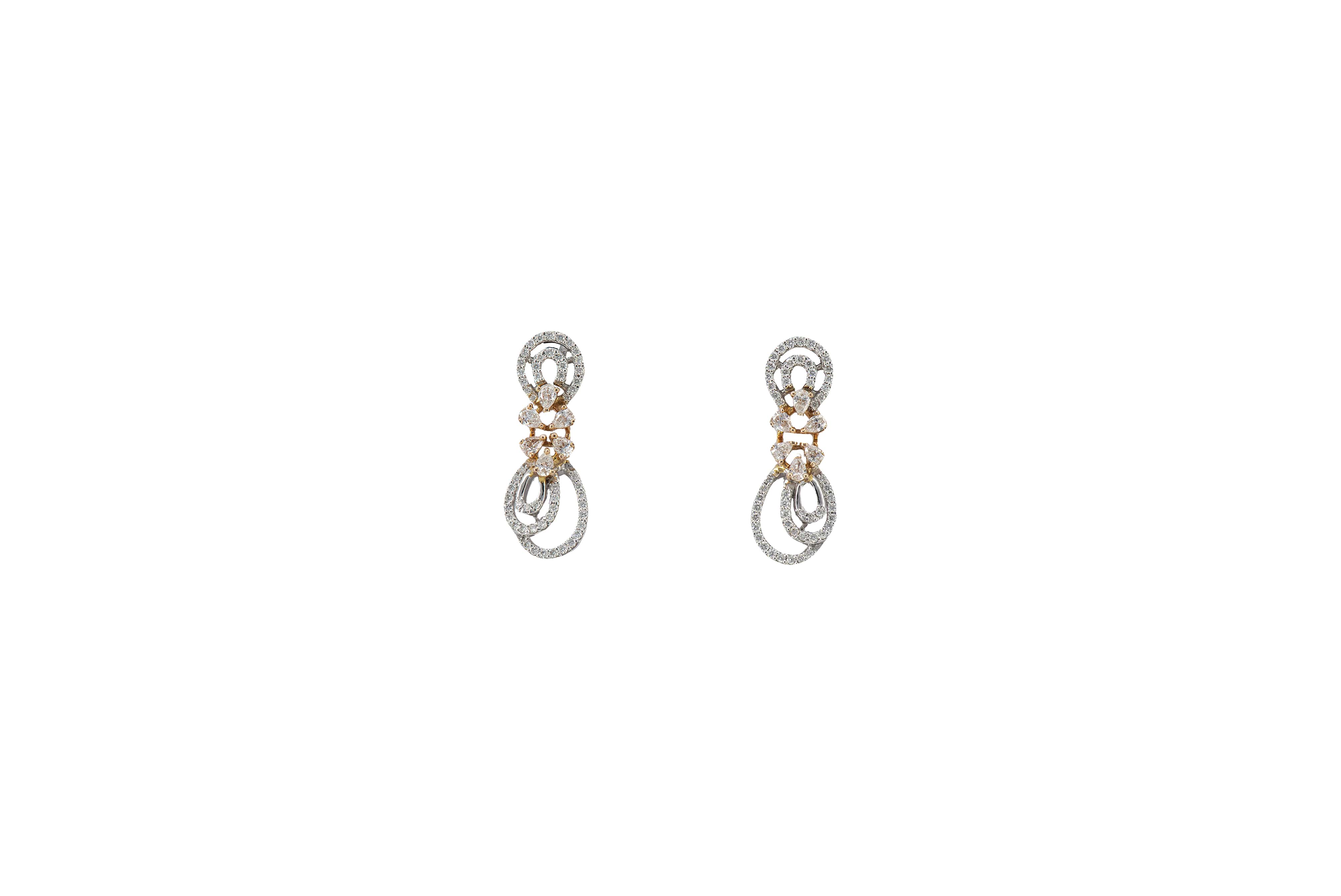 Floret Mesh Diamond Studs