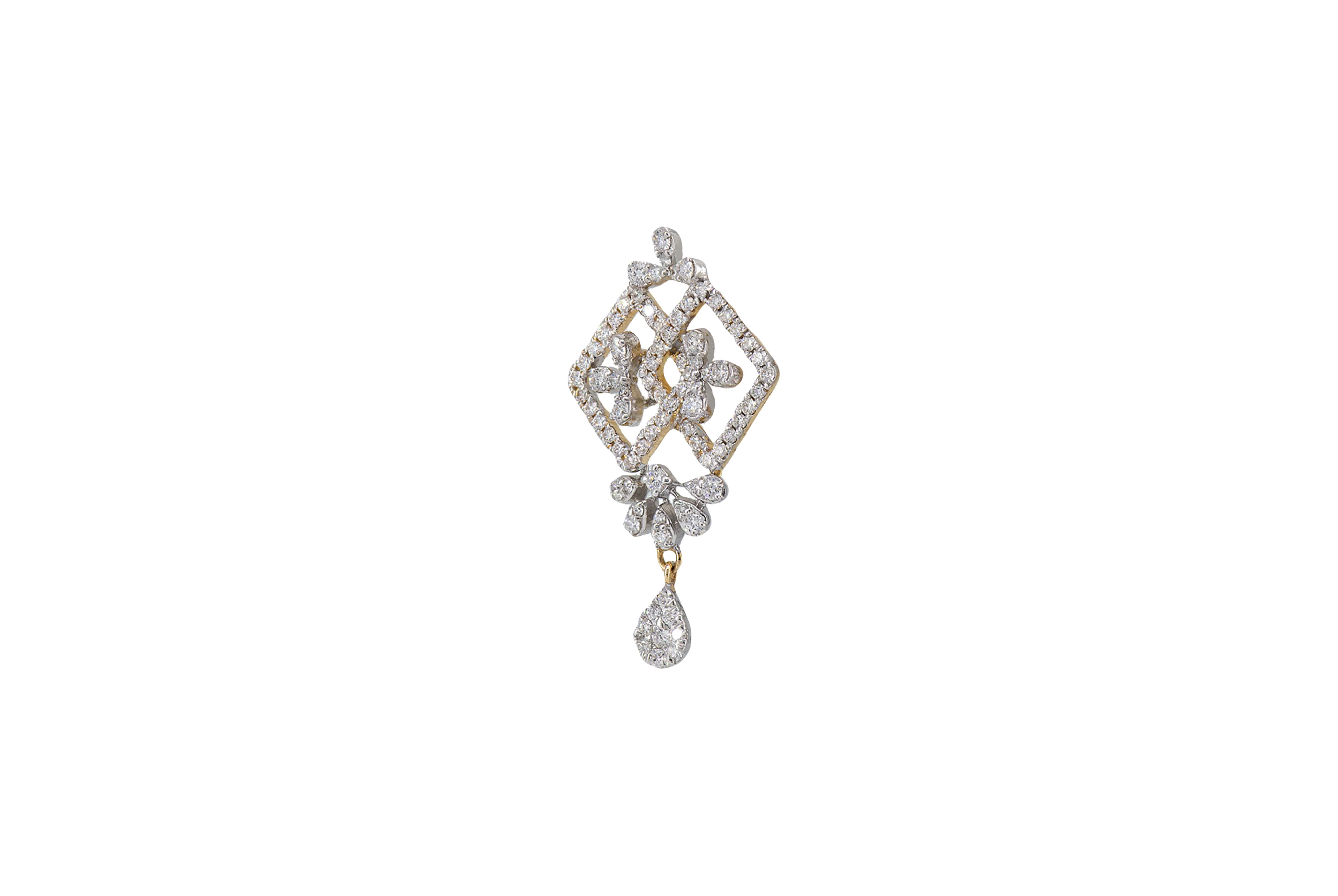 White Gold Diamond Earrings