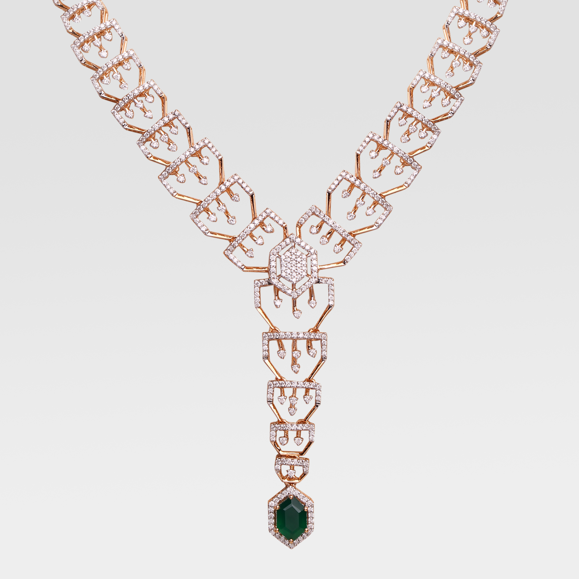 cultured diamond necklace