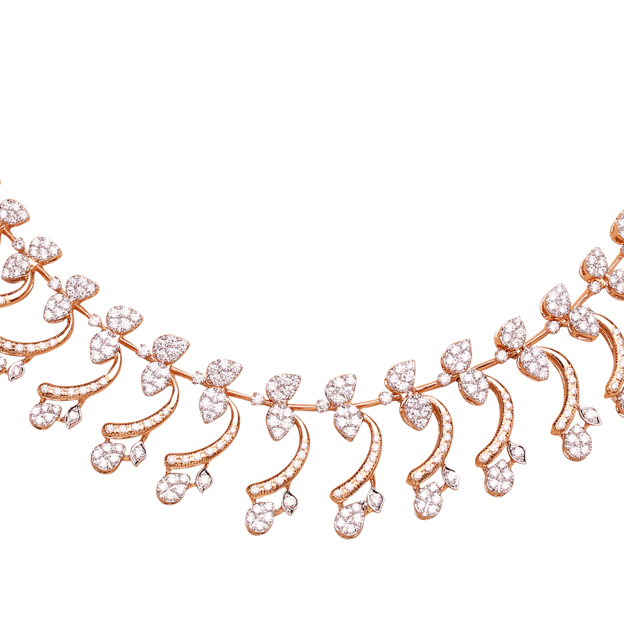 refined diamond necklace