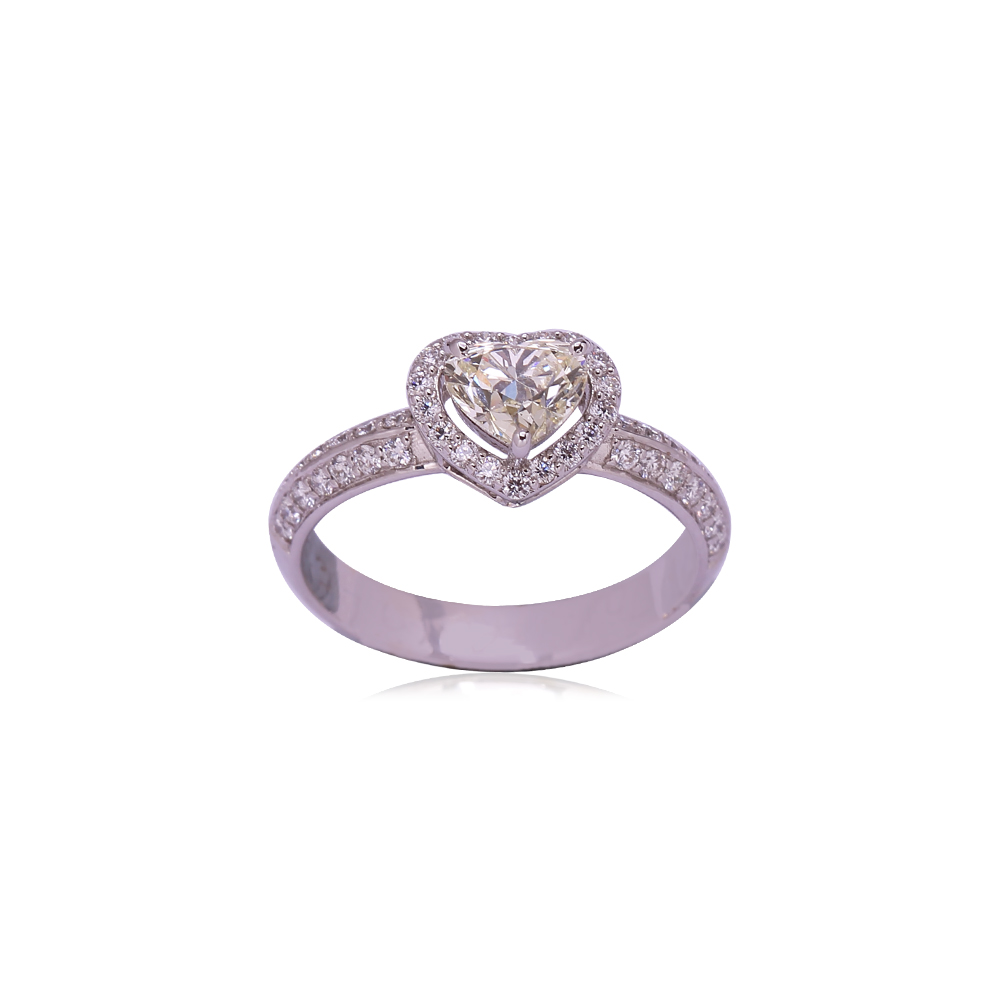 Heart Shaped Diamond Ring