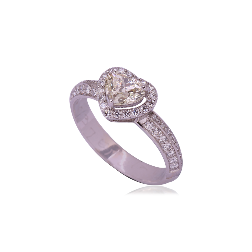 Heart Shaped Diamond Ring