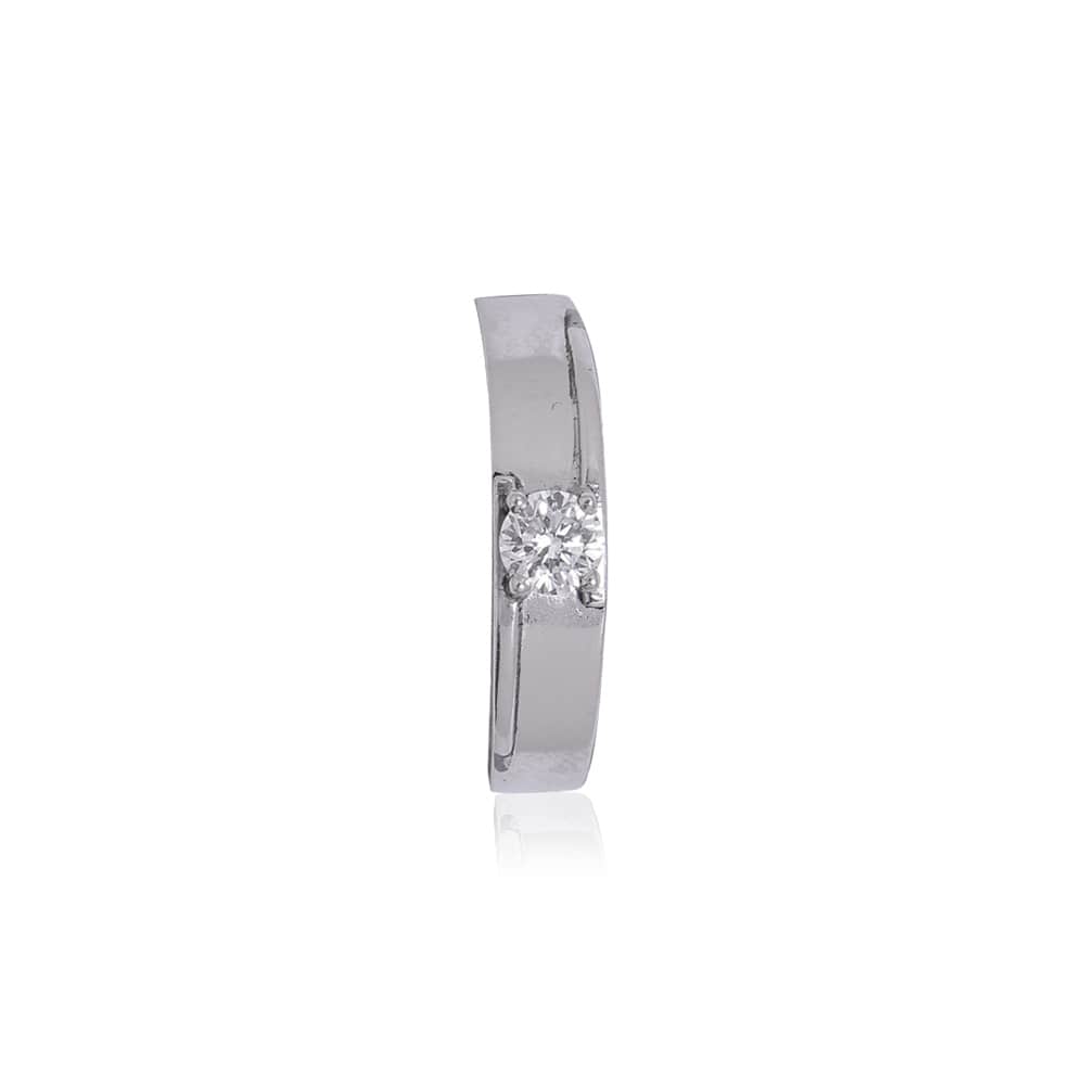 Hawk Solitaire Mens Diamond Ring