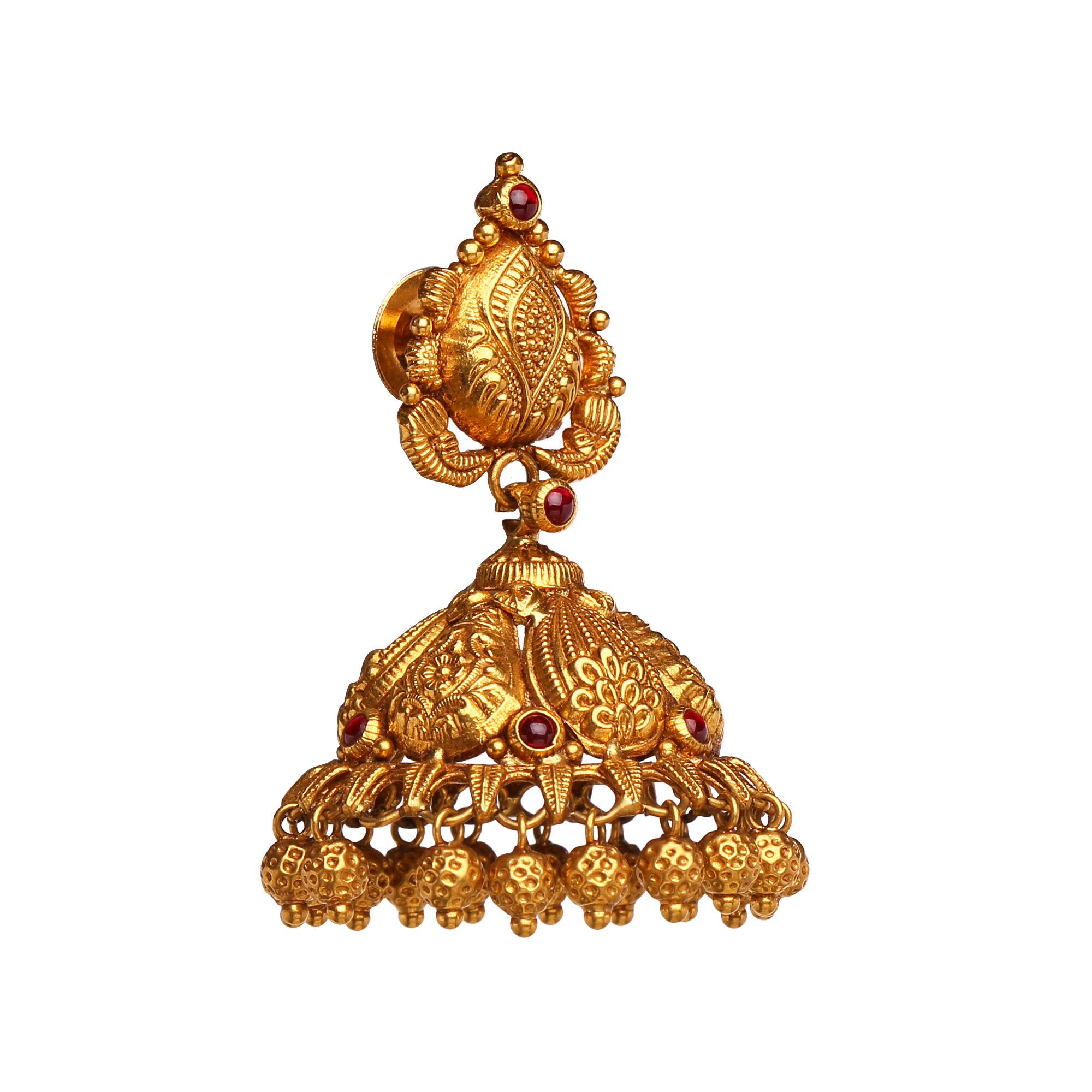 Magnificient Gold Jhumkis