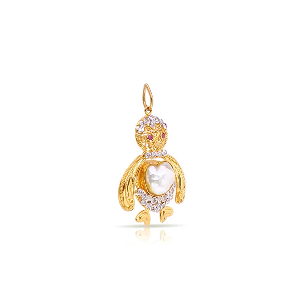 Penguin Gold Pendant