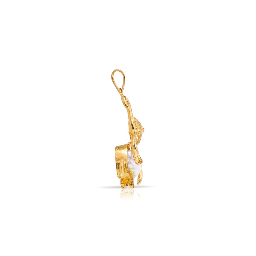 Elephant Gold Pendant