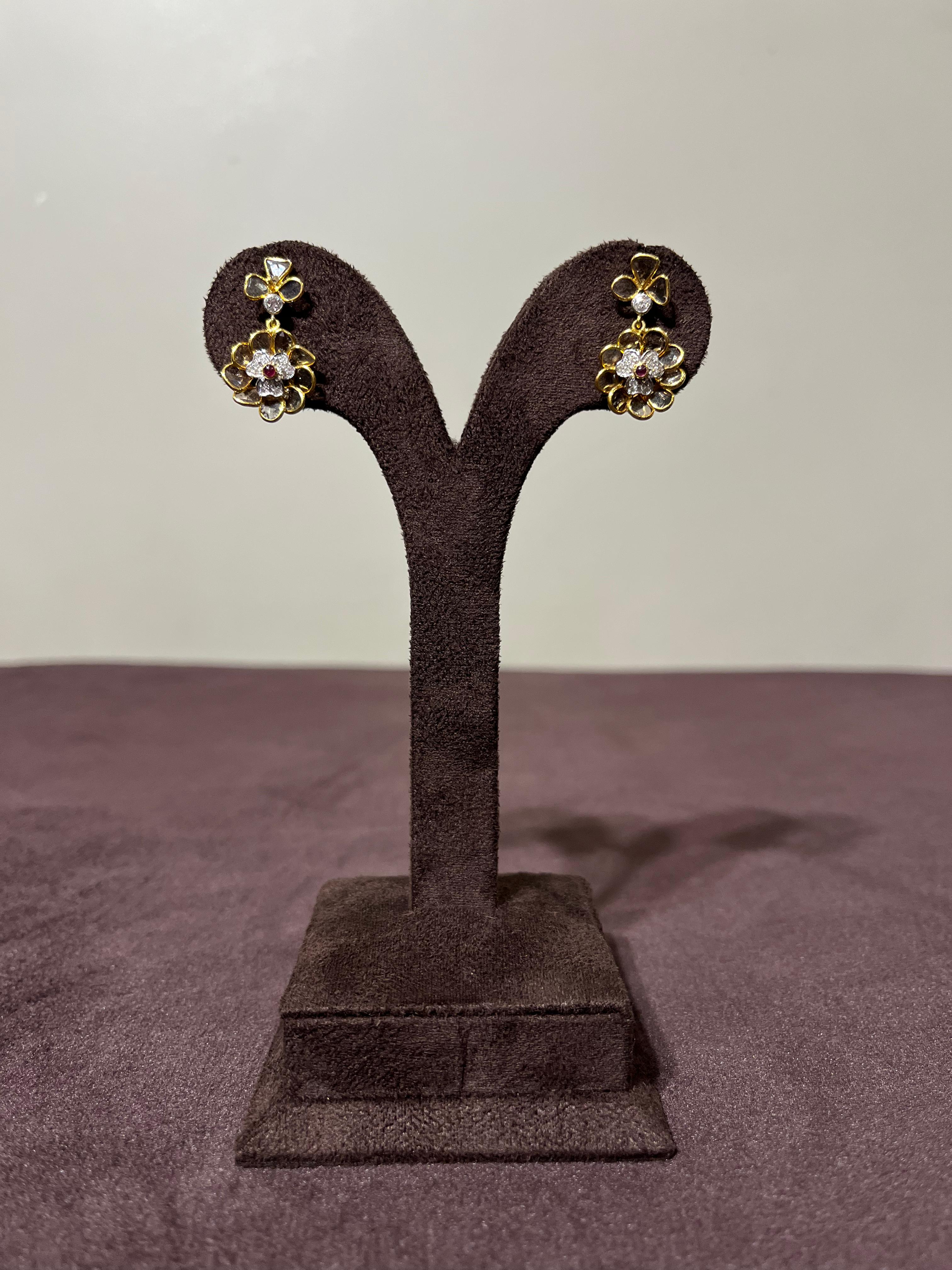Elegant Polki Earrings