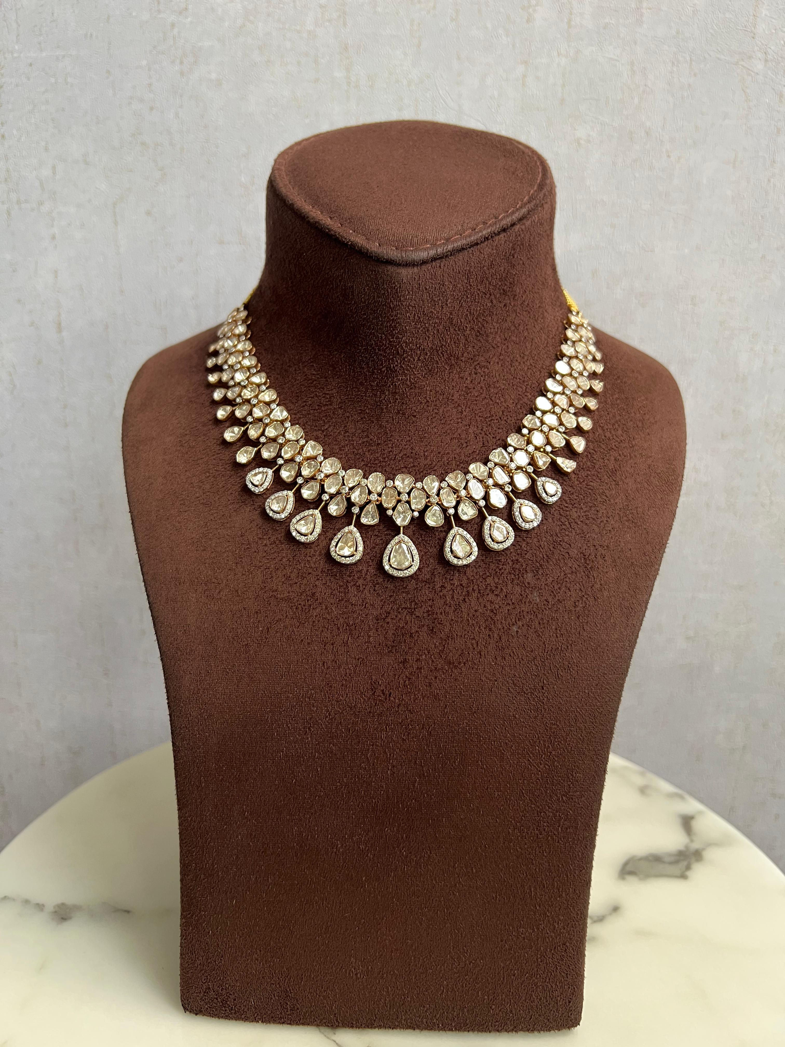 Lustrous Polki Necklace Lustrous Polki Necklace